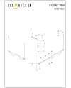 FUGAZ * LÁMPARA LED 38W - NEGRO ARENA
